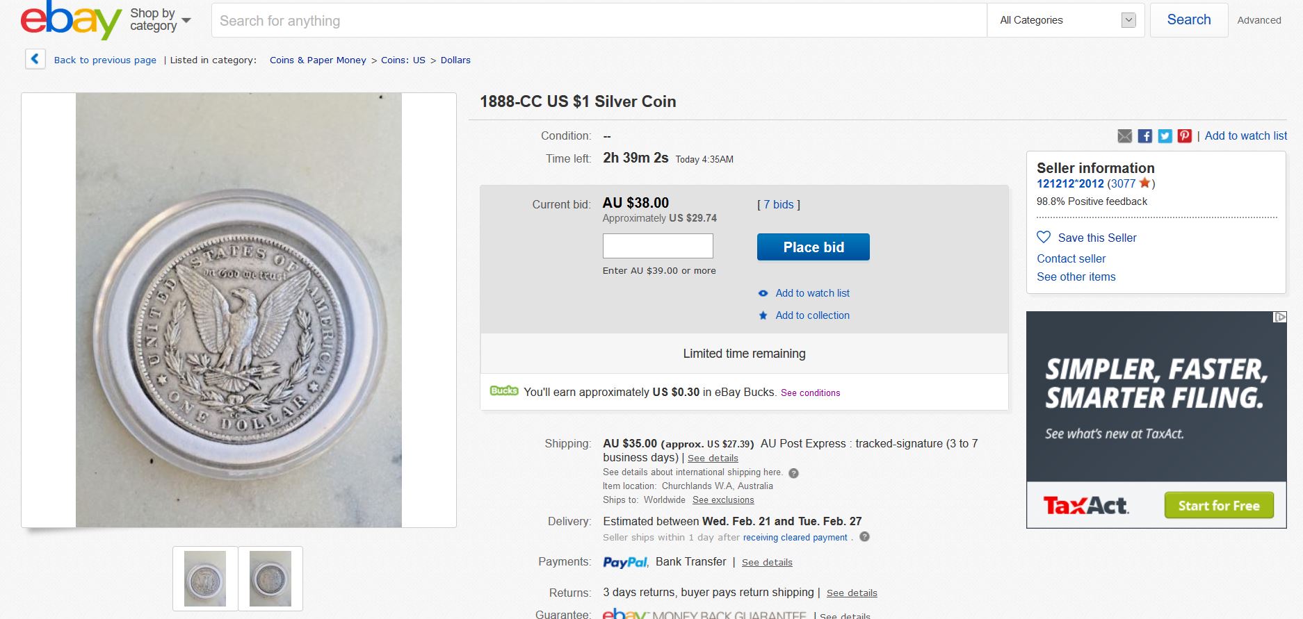 1887-CC-And-1888-CC-Morgan-Dollars-For-Sale